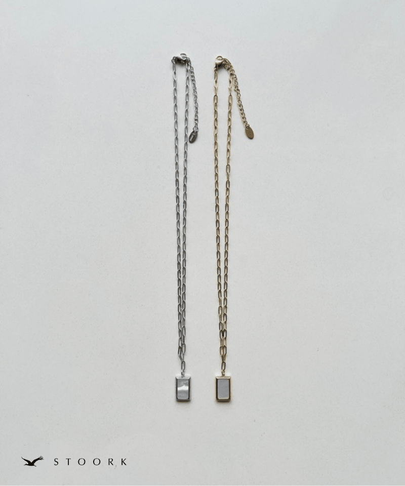 Square Shell Necklace - stoork