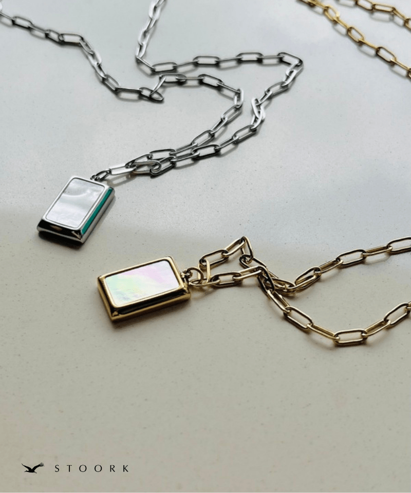 Square Shell Necklace - stoork