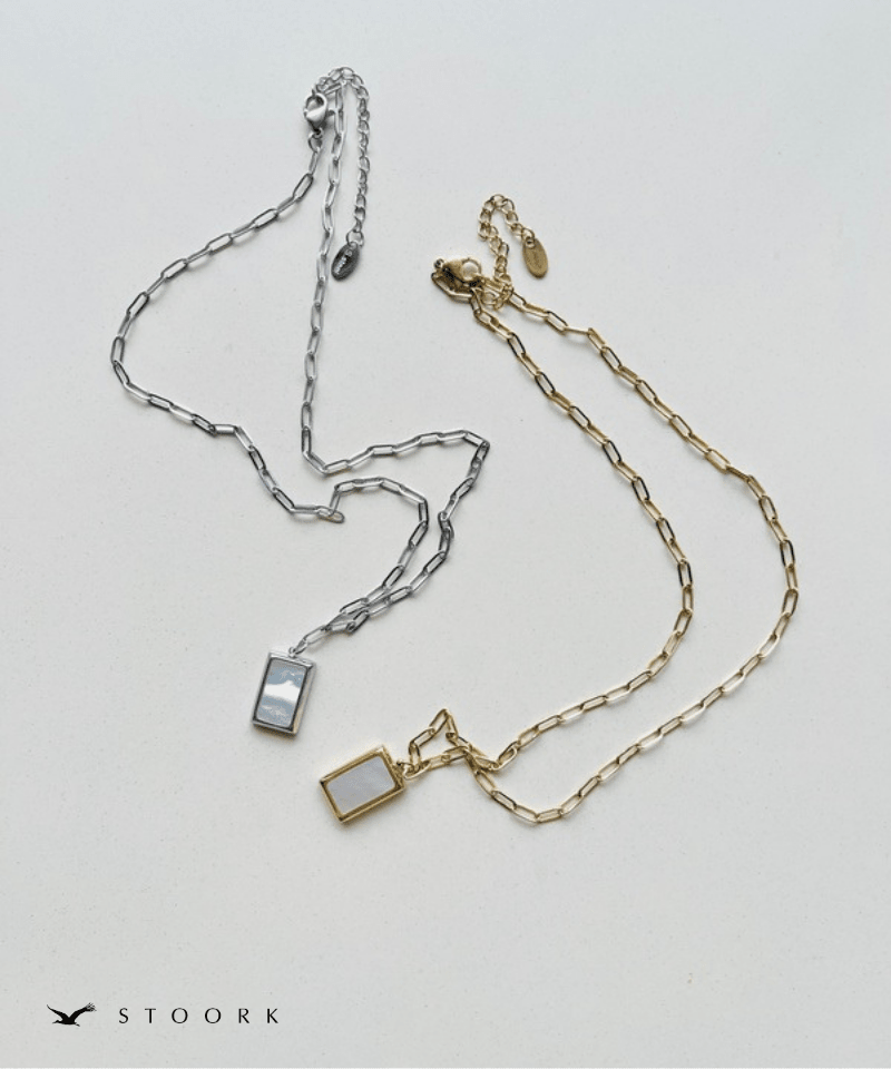 Square Shell Necklace - stoork