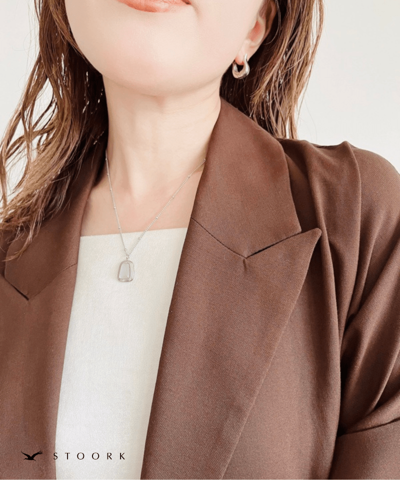 Square Stone Necklace - stoork