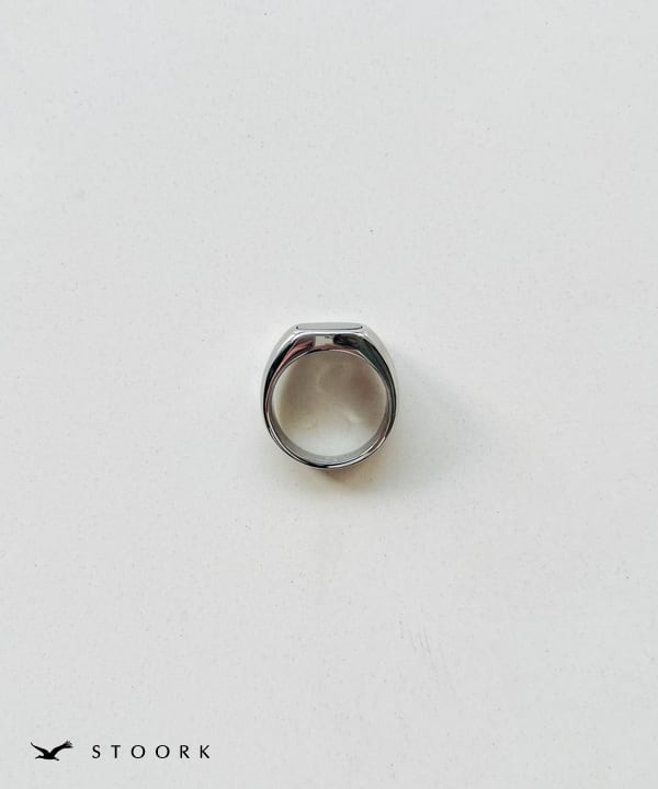 【再入荷】Square Stone Ring - stoork