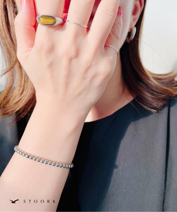 【再入荷】Tiger Eye Oval Ring - stoork