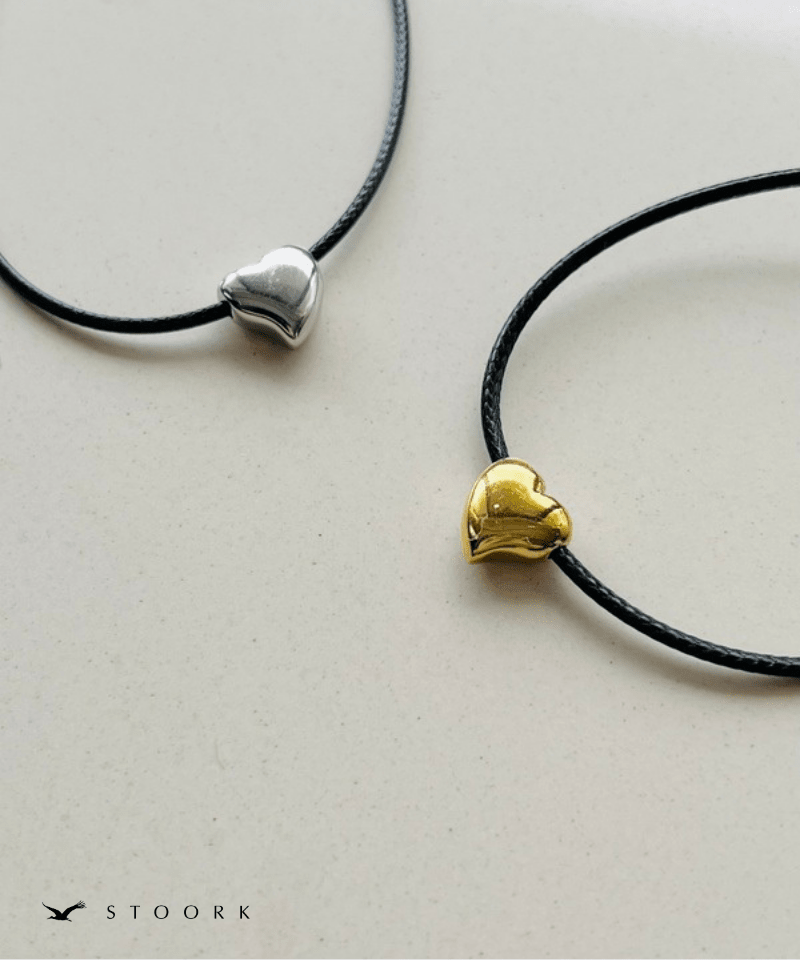 Tiny Heart Code Necklace - stoork