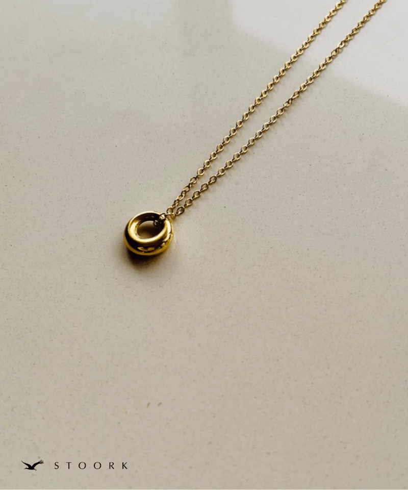 Tiny Round Charm Necklace - stoork
