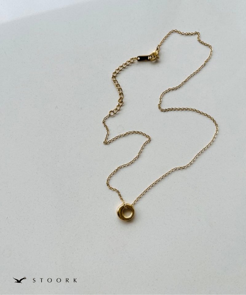 Tiny Round Charm Necklace - stoork