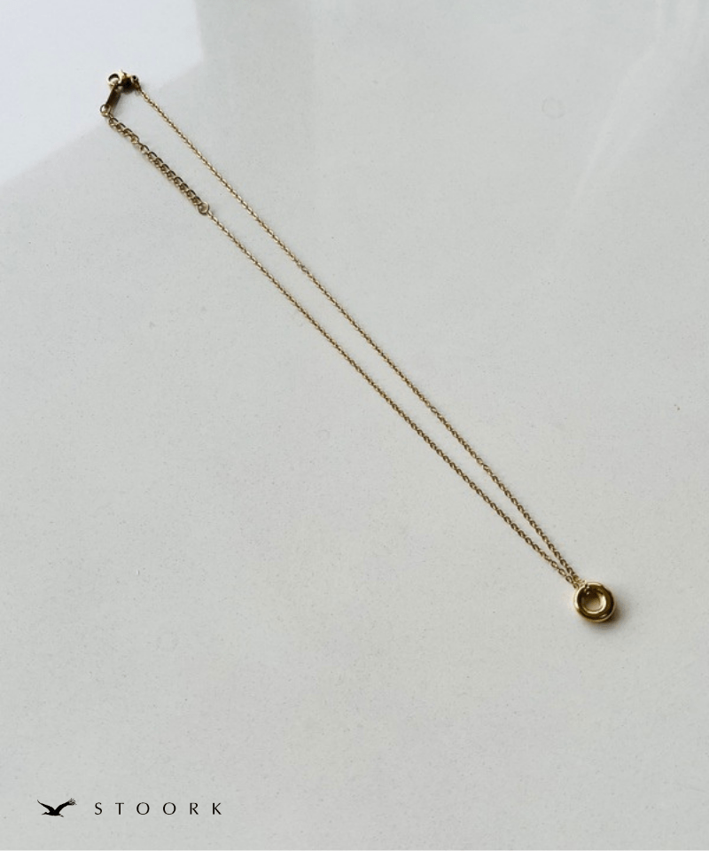 Tiny Round Charm Necklace - stoork