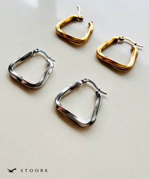 【再入荷】Trapezoid Twist Pierce - stoork