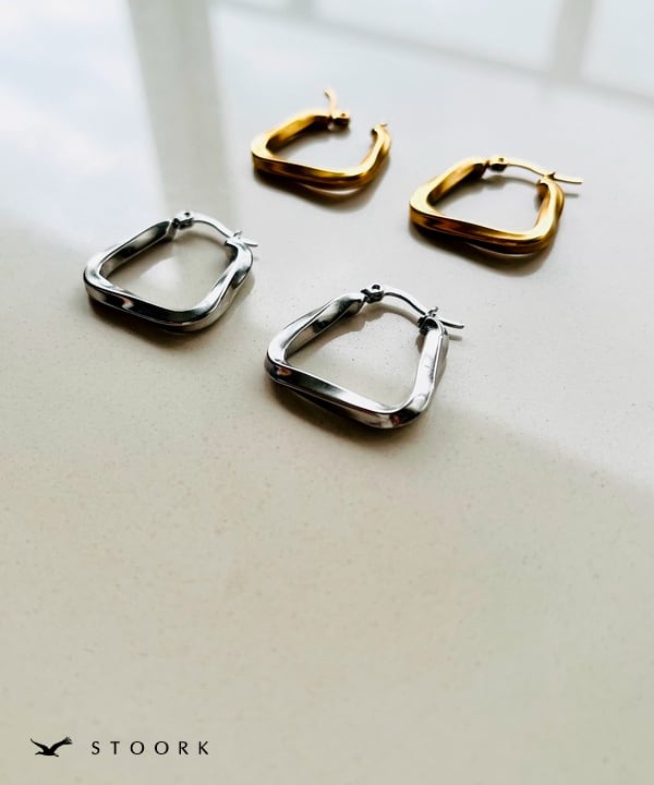 【再入荷】Trapezoid Twist Pierce - stoork