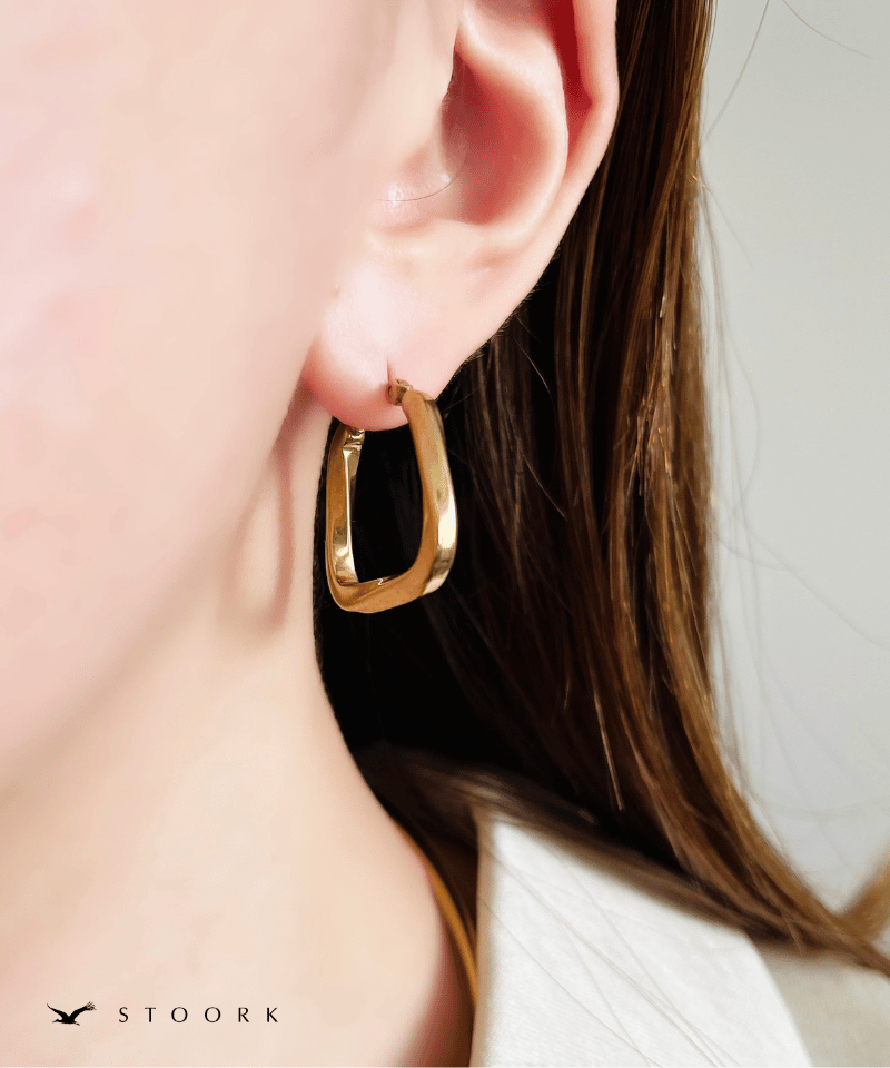 【再入荷】Trapezoid Twist Pierce - stoork