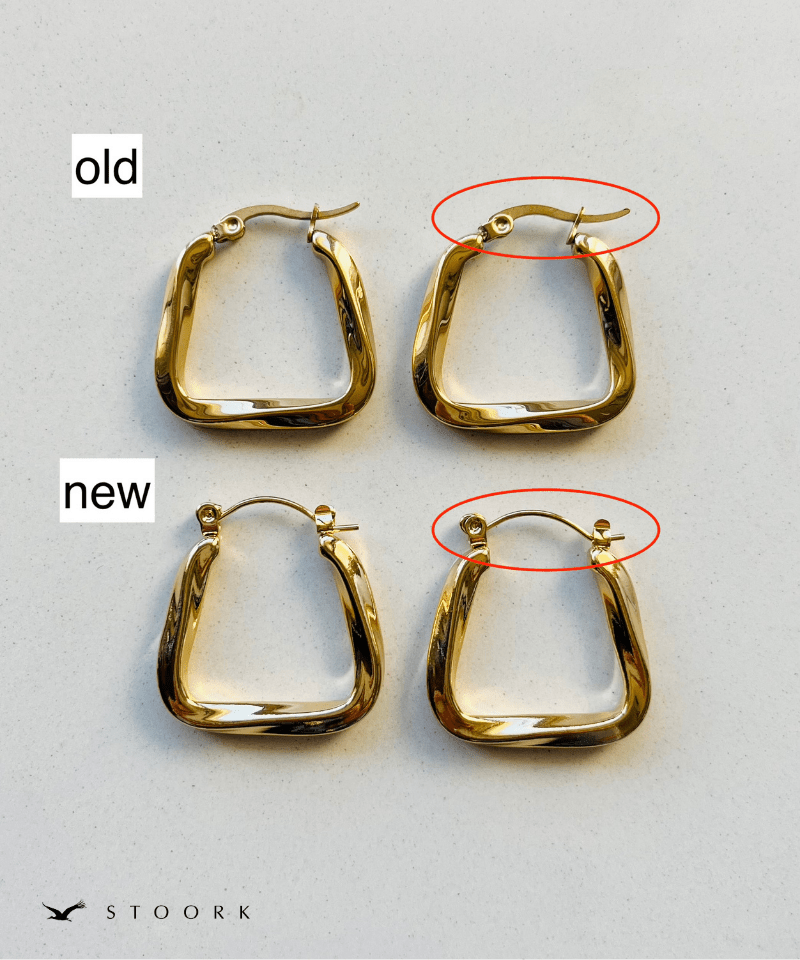 【再入荷】Trapezoid Twist Pierce - stoork