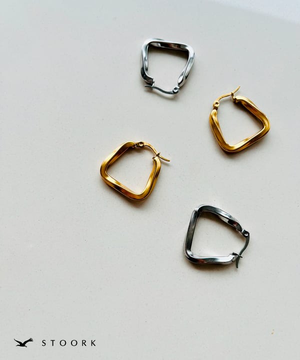 【再入荷】Trapezoid Twist Pierce - stoork