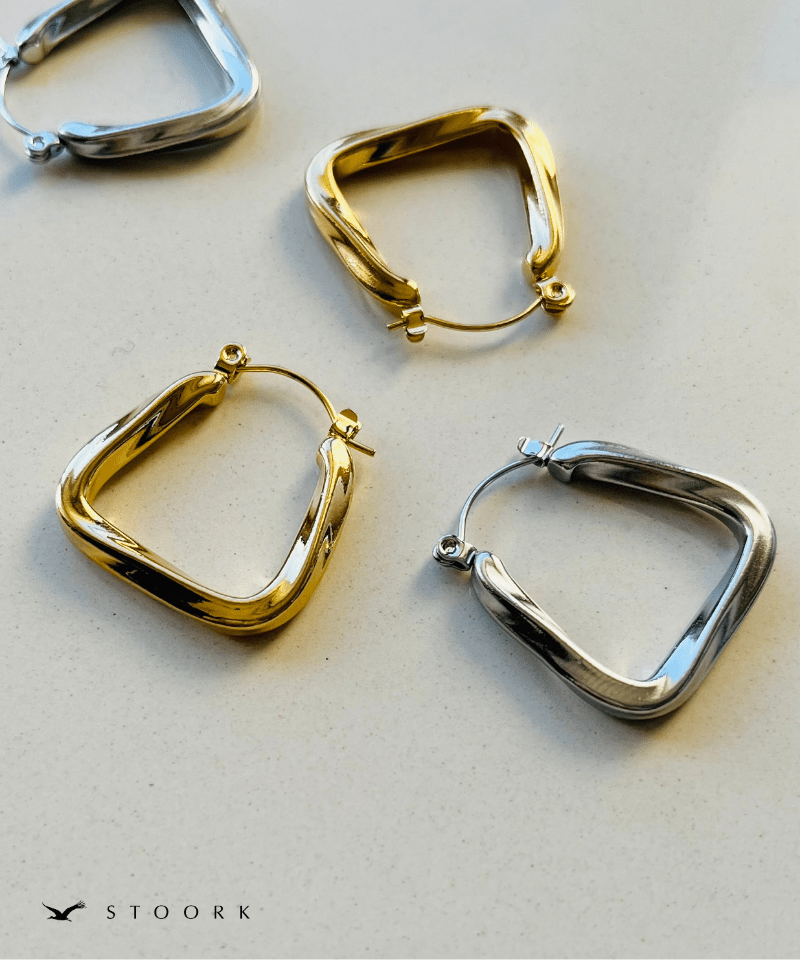 【再入荷】Trapezoid Twist Pierce - stoork