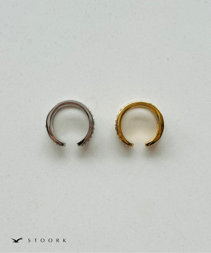 Triple Line Zircon Ear Cuff - stoork