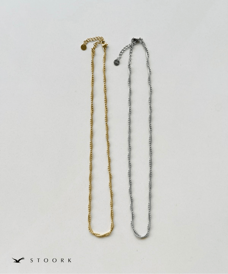 Twist Ball Line Necklace - stoork