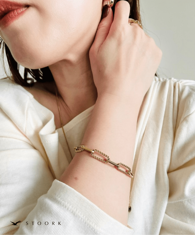 Twist Link Chain Bracelet - stoork