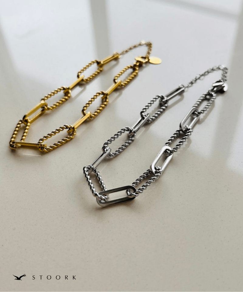 Twist Link Chain Bracelet - stoork