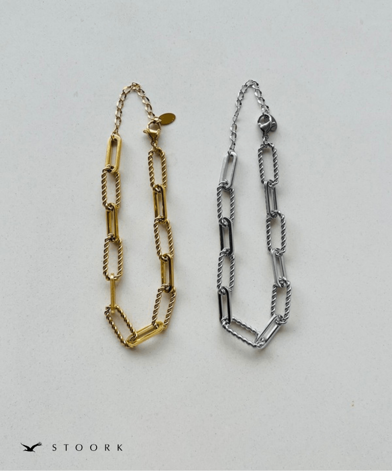 Twist Link Chain Bracelet - stoork