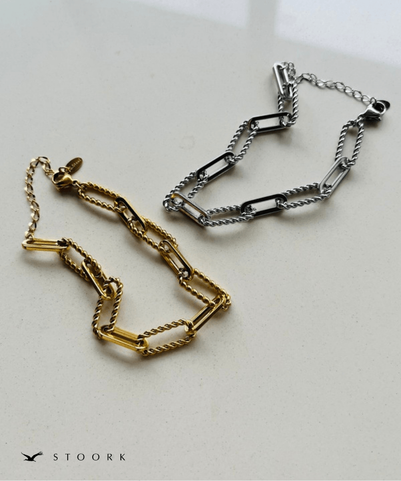 Twist Link Chain Bracelet - stoork