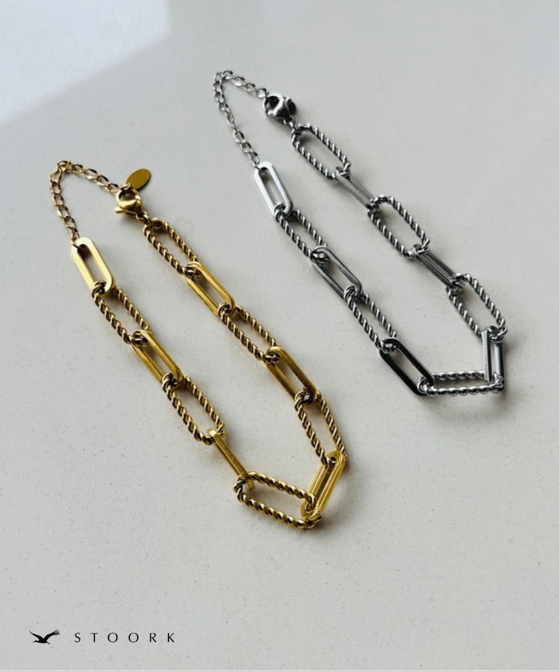 Twist Link Chain Bracelet - stoork