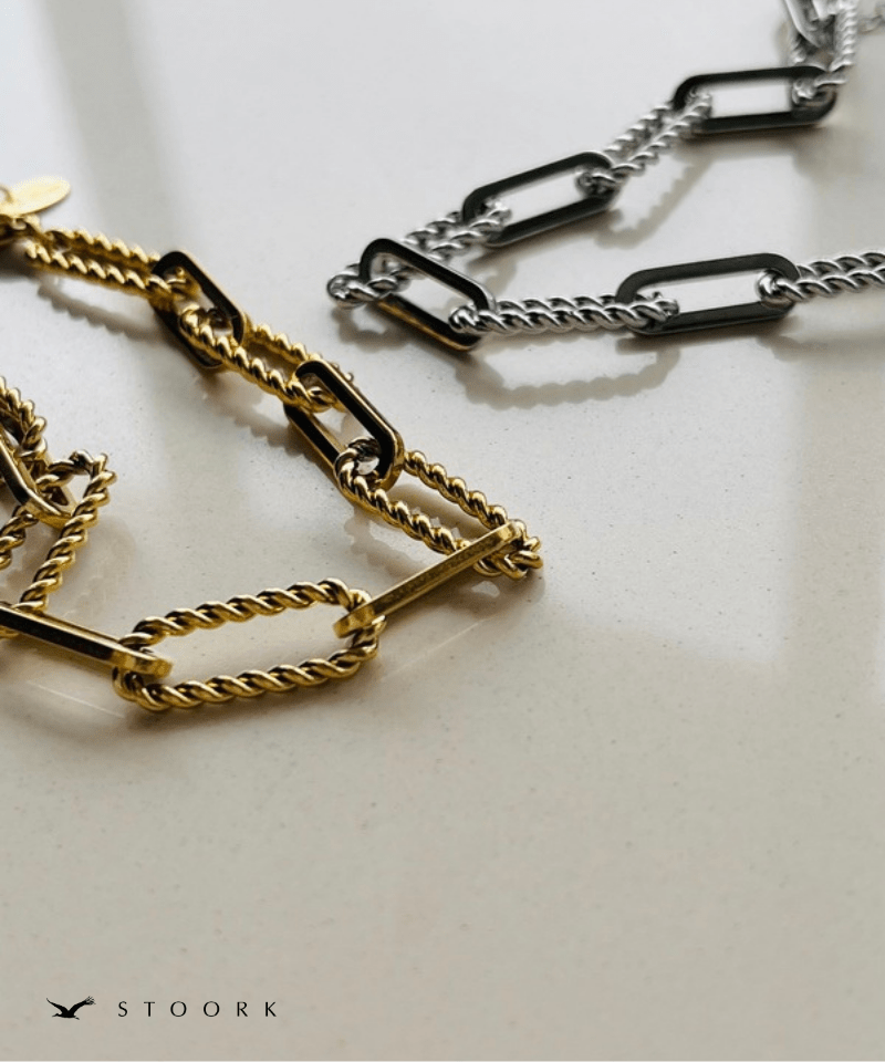 Twist Link Chain Bracelet - stoork