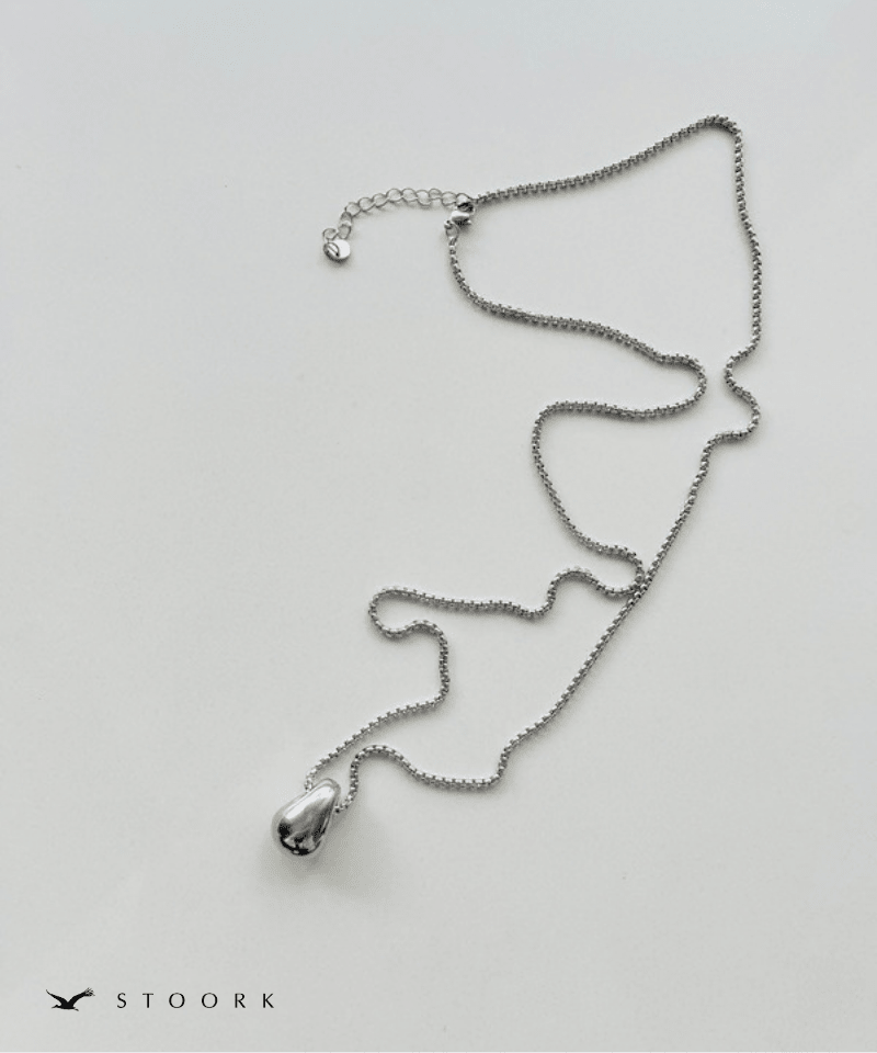 Volume Drop Long Necklace - stoork