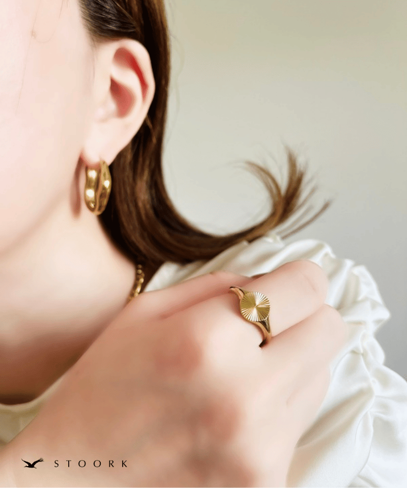 【再入荷】Wave Hoop Pierce - stoork