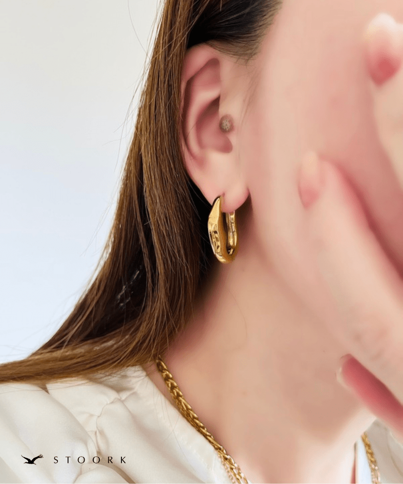 Wave Hoop Pierce - stoork