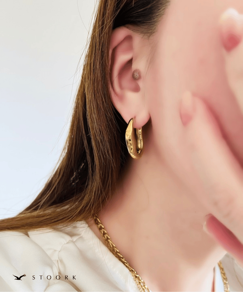 【再入荷】Wave Hoop Pierce - stoork