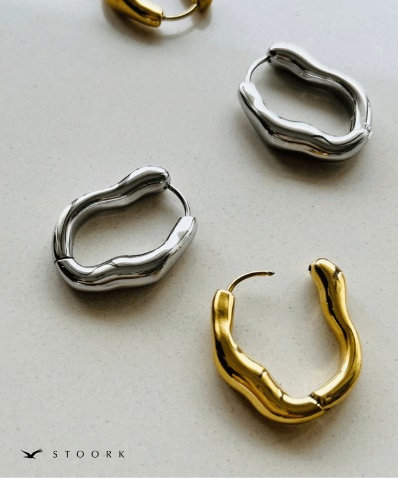 【再入荷】Wave Hoop Pierce - stoork