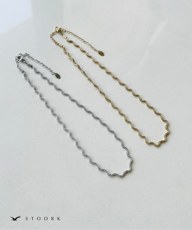 Wave Line Necklace - stoork