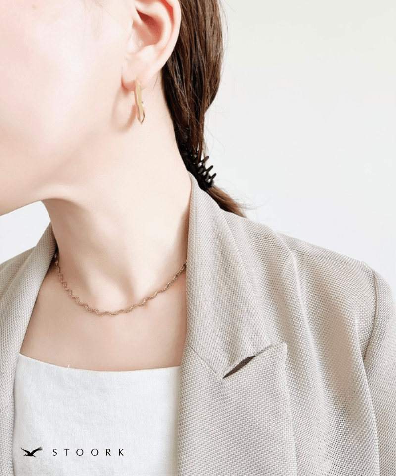 Wave Line Necklace - stoork
