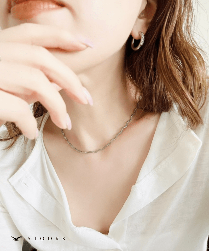 Wave Line Necklace - stoork