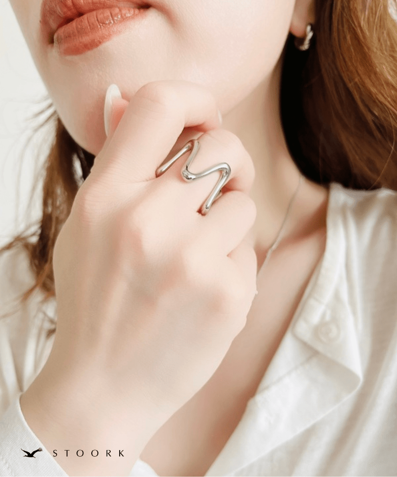 Wave Line Ring - stoork