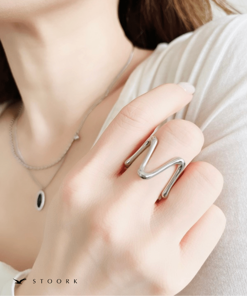 Wave Line Ring - stoork