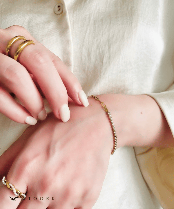 Zircon Chain Bracelet - stoork