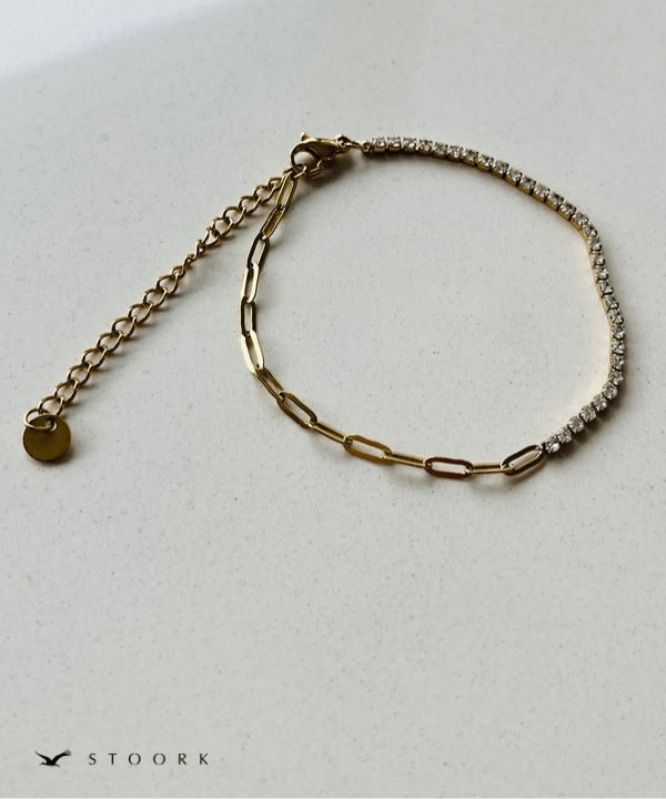 Zircon Chain Bracelet - stoork