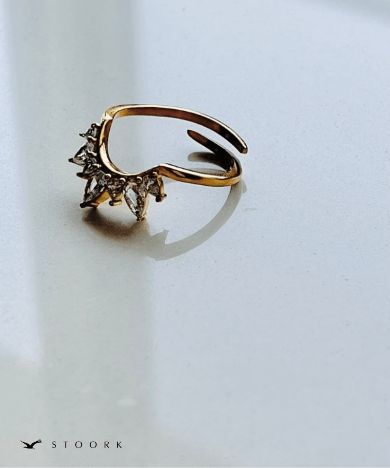 Zircon Crown Ring - stoork
