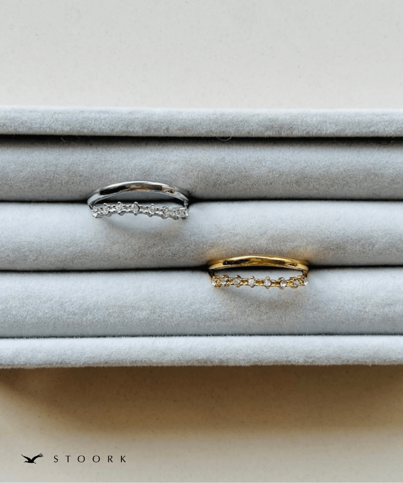 Zircon Double Line Ring - stoork