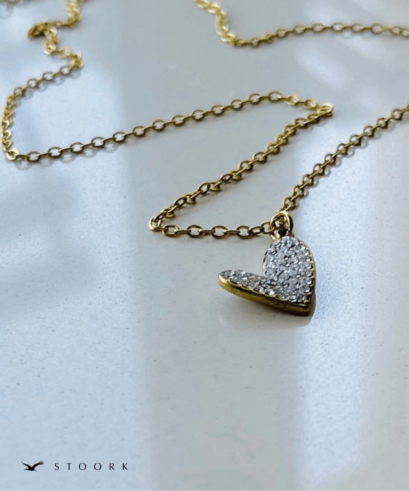 Zircon Heart Necklace - stoork
