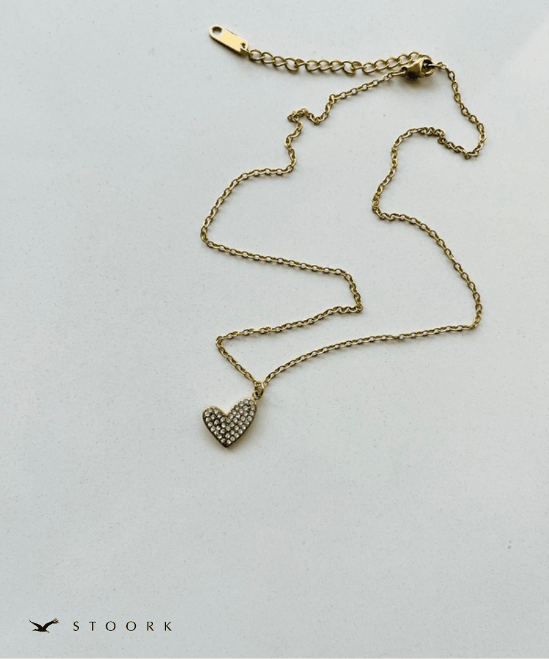 Zircon Heart Necklace - stoork