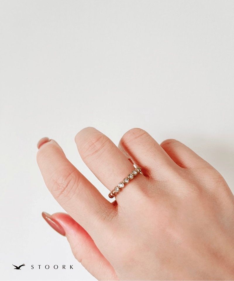 Zircon Line Open Ring - stoork