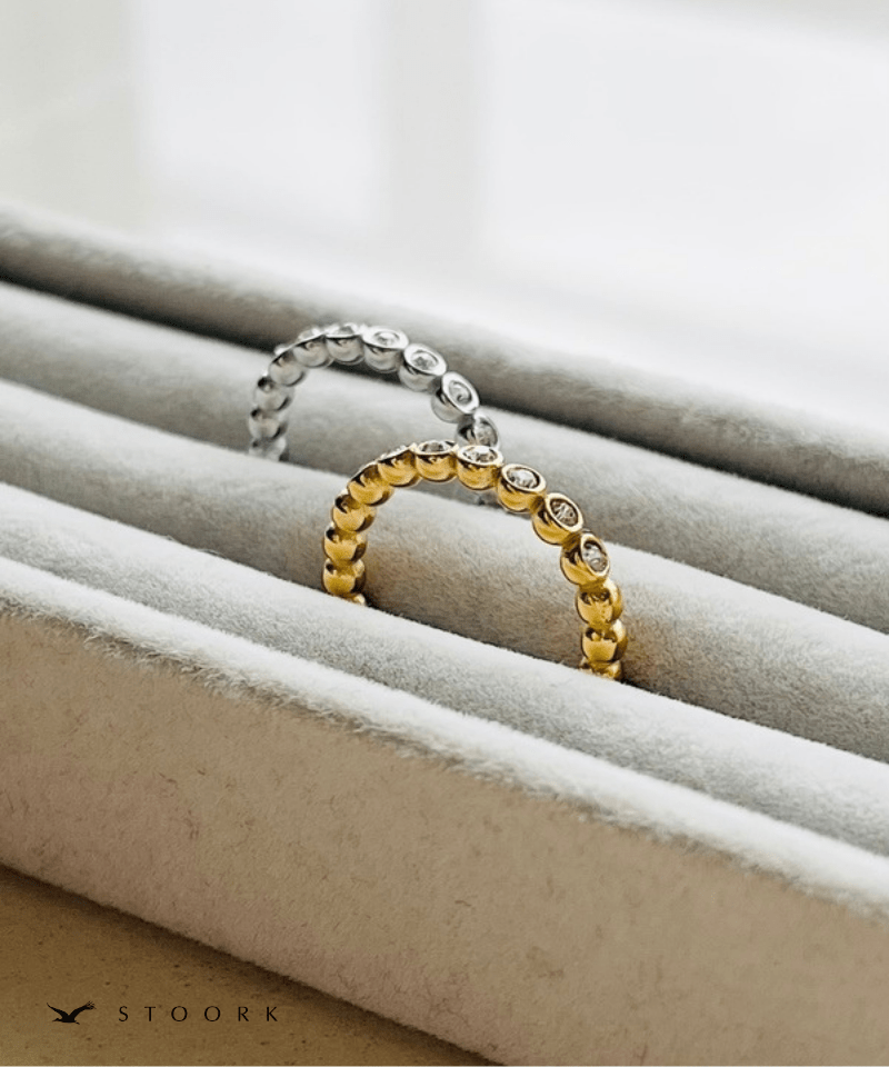 Zircon Line Open Ring - stoork