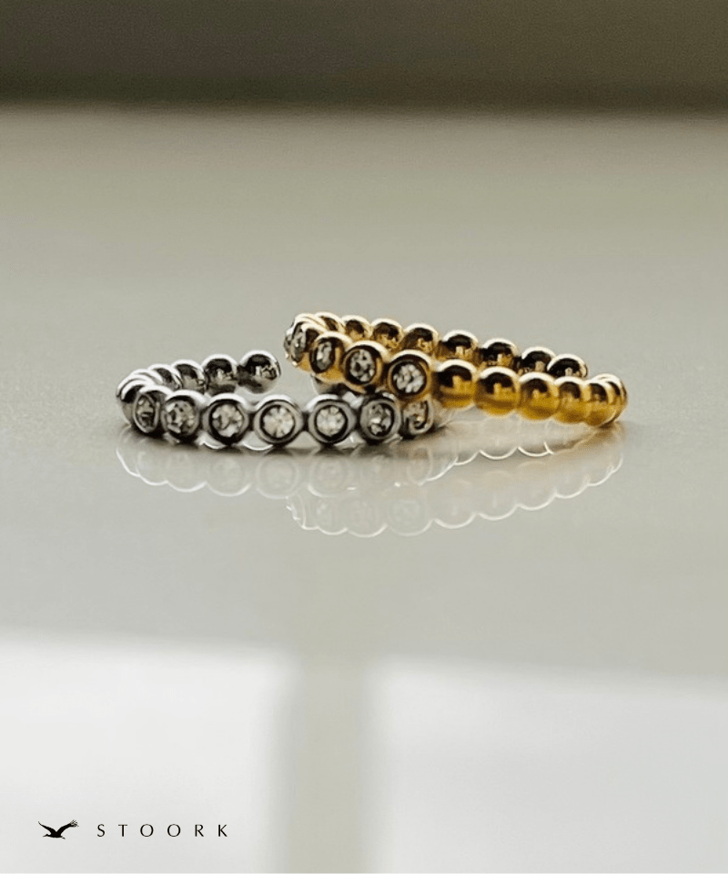 Zircon Line Open Ring - stoork