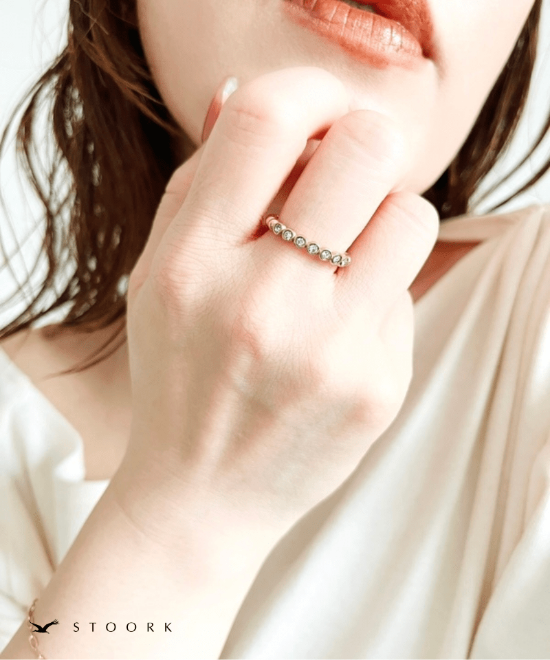 Zircon Line Open Ring - stoork