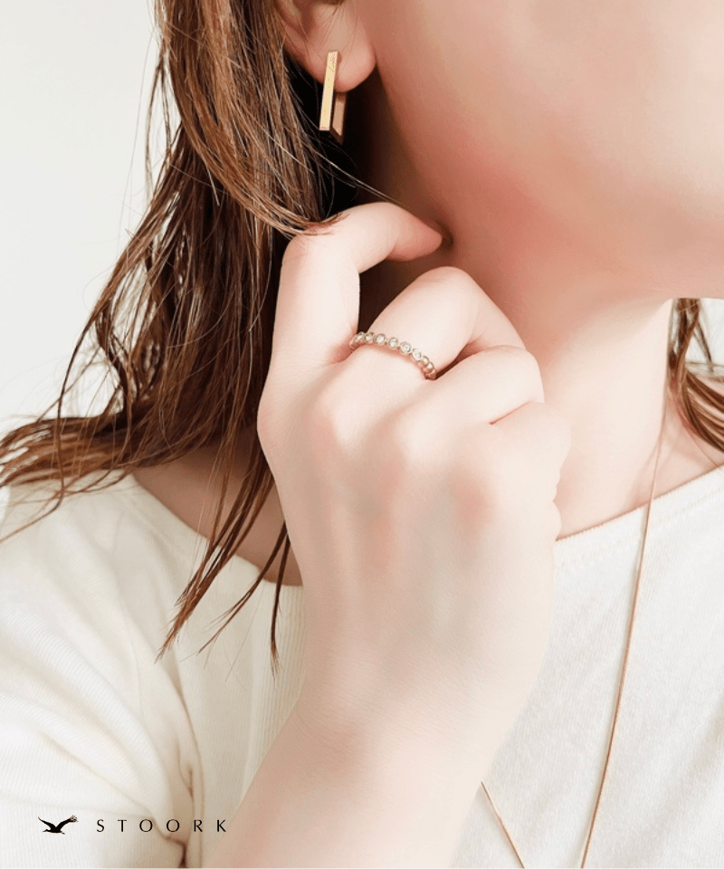 Zircon Line Open Ring - stoork