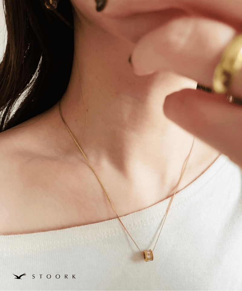 Zircon Ring Necklace - stoork