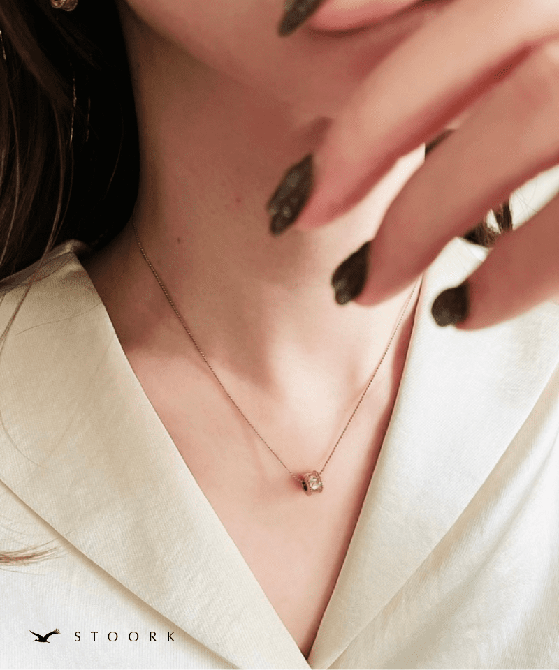 Zircon Ring Necklace - stoork