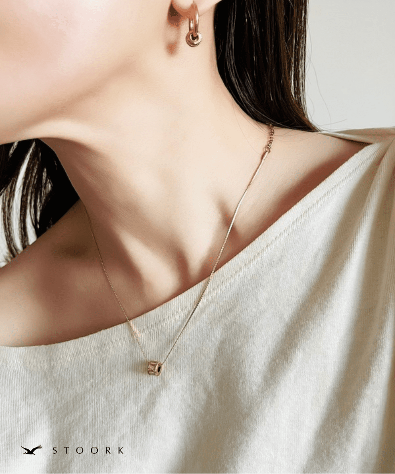 Zircon Ring Necklace - stoork