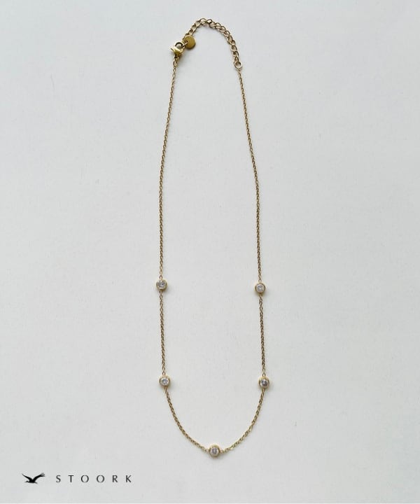 Zircon Station Necklace - stoork