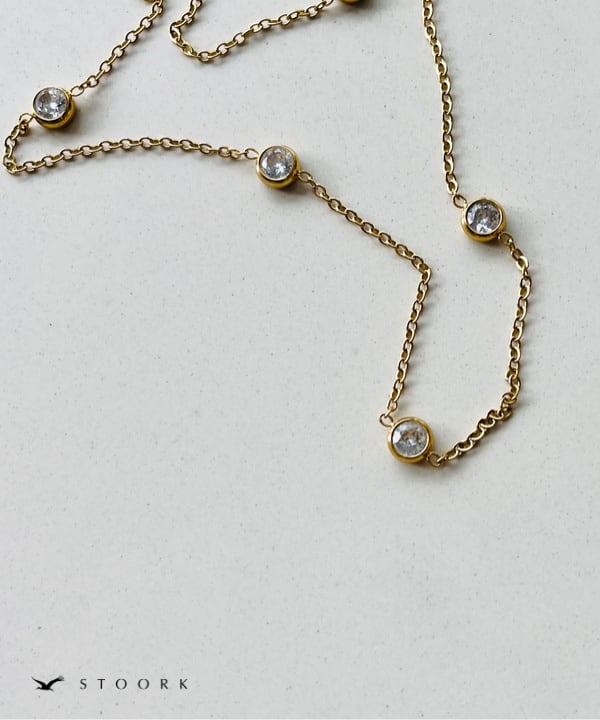 Zircon Station Necklace - stoork